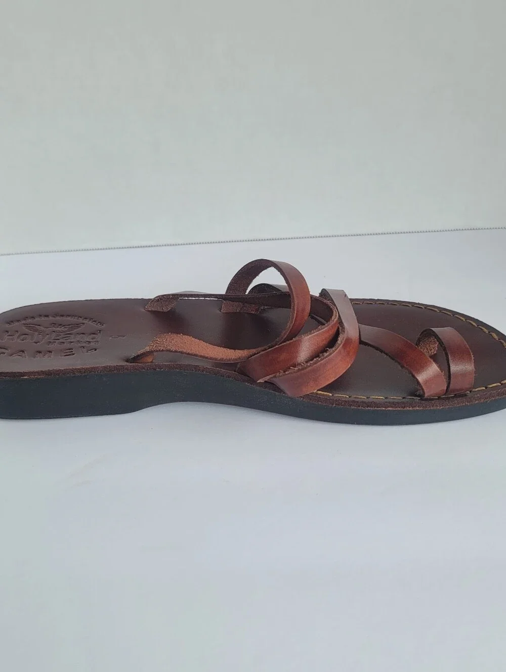 Holy Land Camel Jesus Sandals Leatger Brown Men's Suze 12